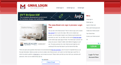 Desktop Screenshot of gmailsigninemail.com